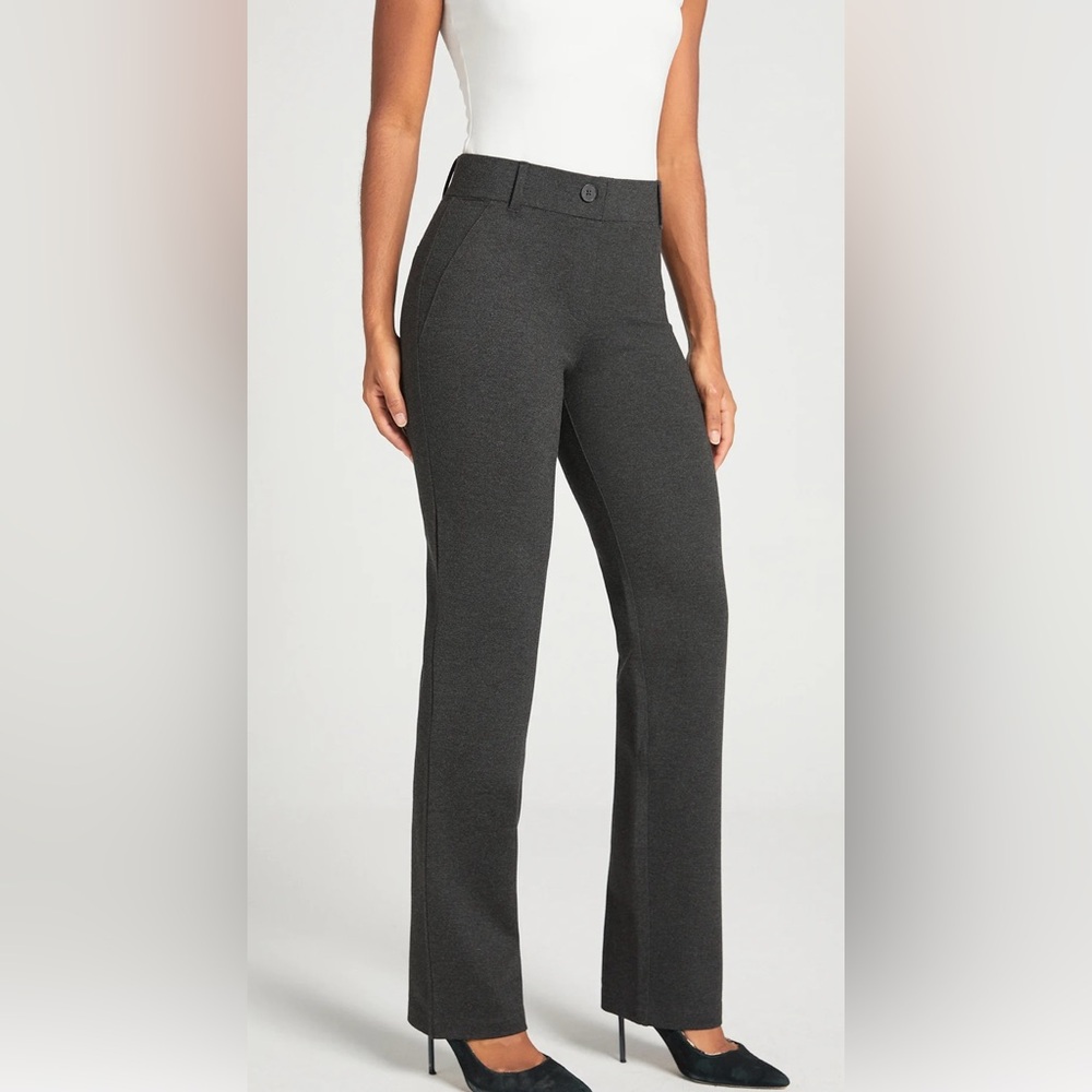 Betabrand Charcoal Work Pants